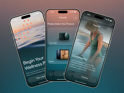 Wellness App Design - Chill, Track, Repeat appconcept appinterface appui appux design figma fitness fitnessapp healthapp healthcare ios mobileapp mobileappdesign mobileui mobileuidesign ui userexperience ux uxdesign workoutapp