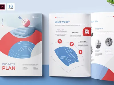 Business Plan 2023 agency annual annual report brochure brochure 2023 business business brochure company company profile corporate identity indesign portfolio print printable project proposal report template