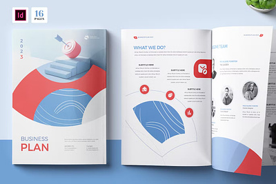 Business Plan 2023 agency annual annual report brochure brochure 2023 business business brochure company company profile corporate identity indesign portfolio print printable project proposal report template