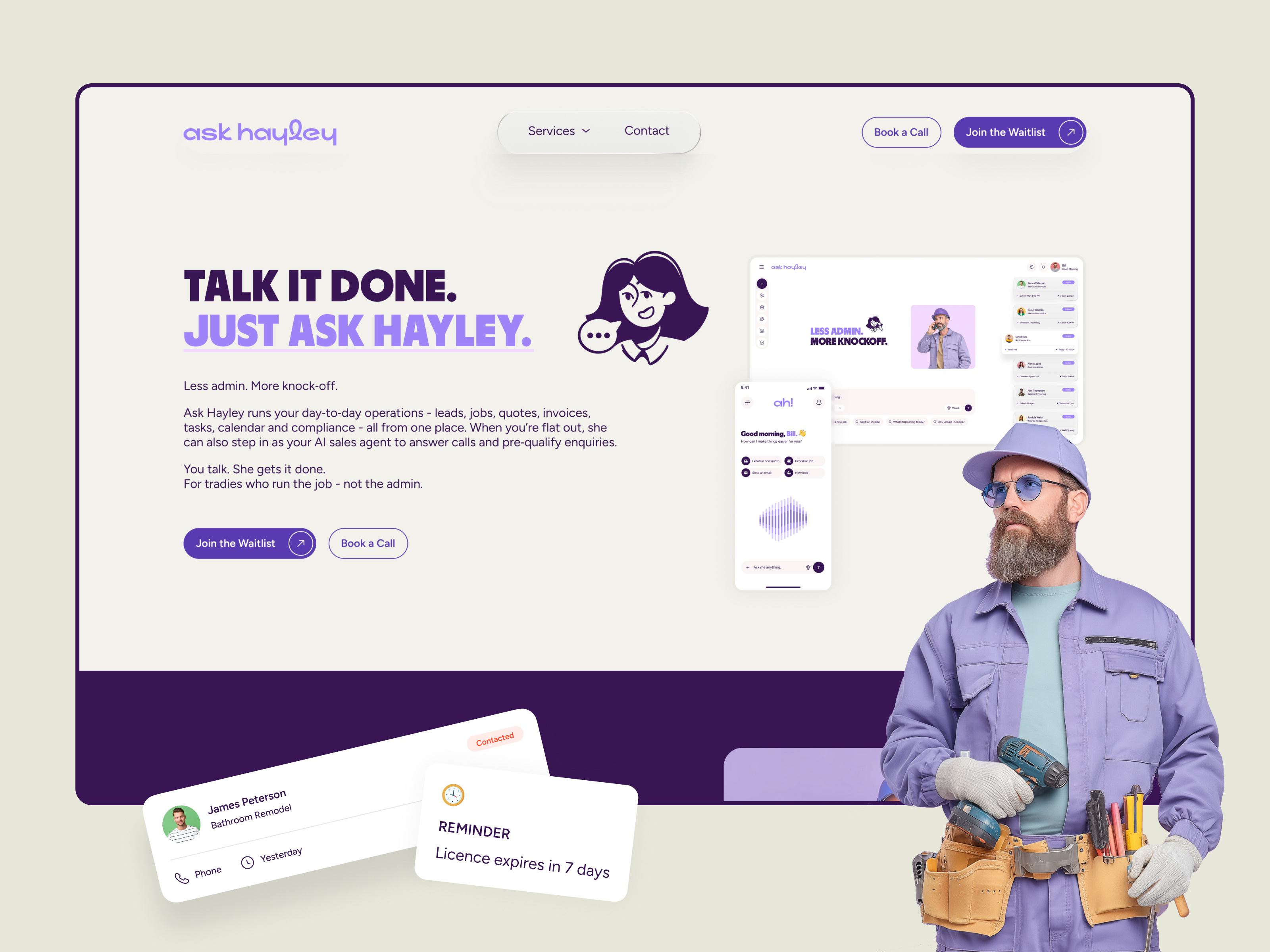 Example of Killing the Boring B2B Brand - A Friendly Admin Service for Trad