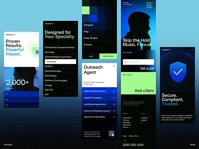 Webflow Website for an AI Healthcare Platform ai branding design design studio graphic design health care home page interface interface design landing landing page saas ui user experience user interface ux web web development webdesign webflow