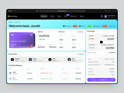 UI-UX for Crypto design interface ui uiux ux web website