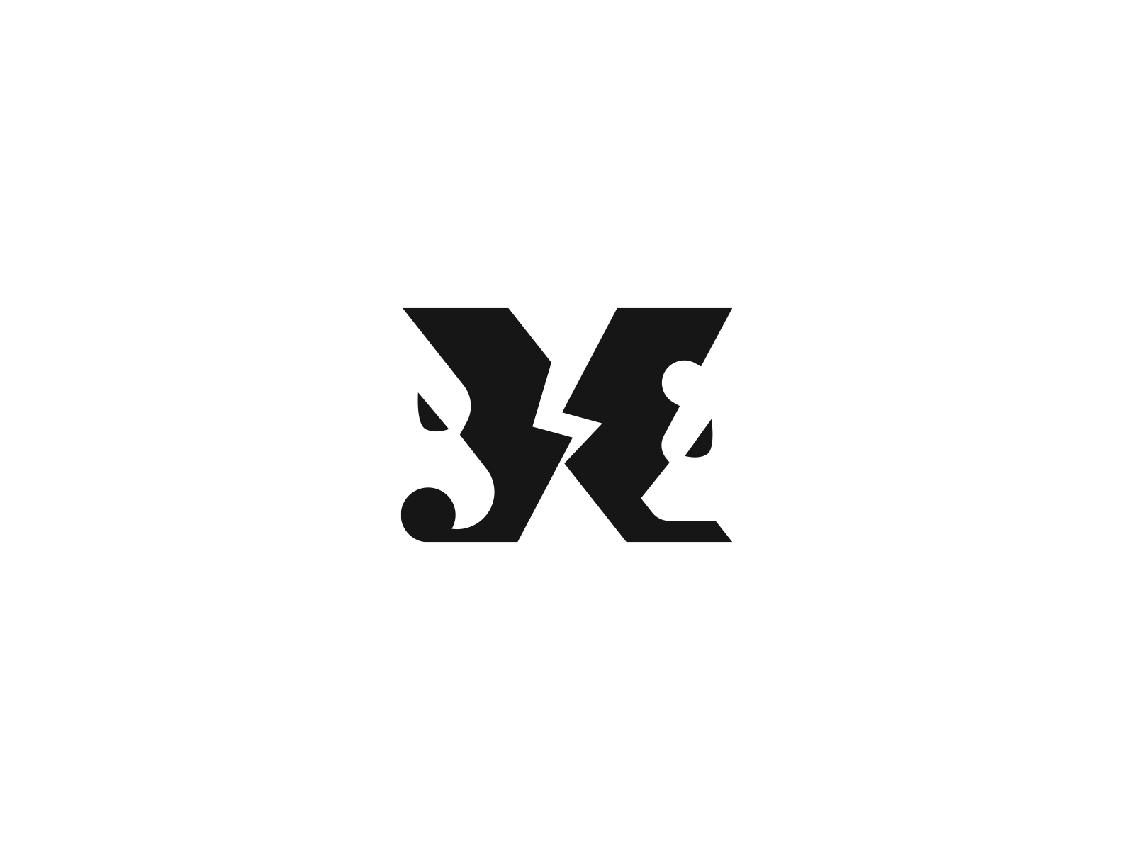 Eagle vs bear, X animal logo bear bolt brand brand design brand designer branding branding designer eagle falcon hawk lightning logo logo design logo designer logodesign logodesigner logotype negative space x