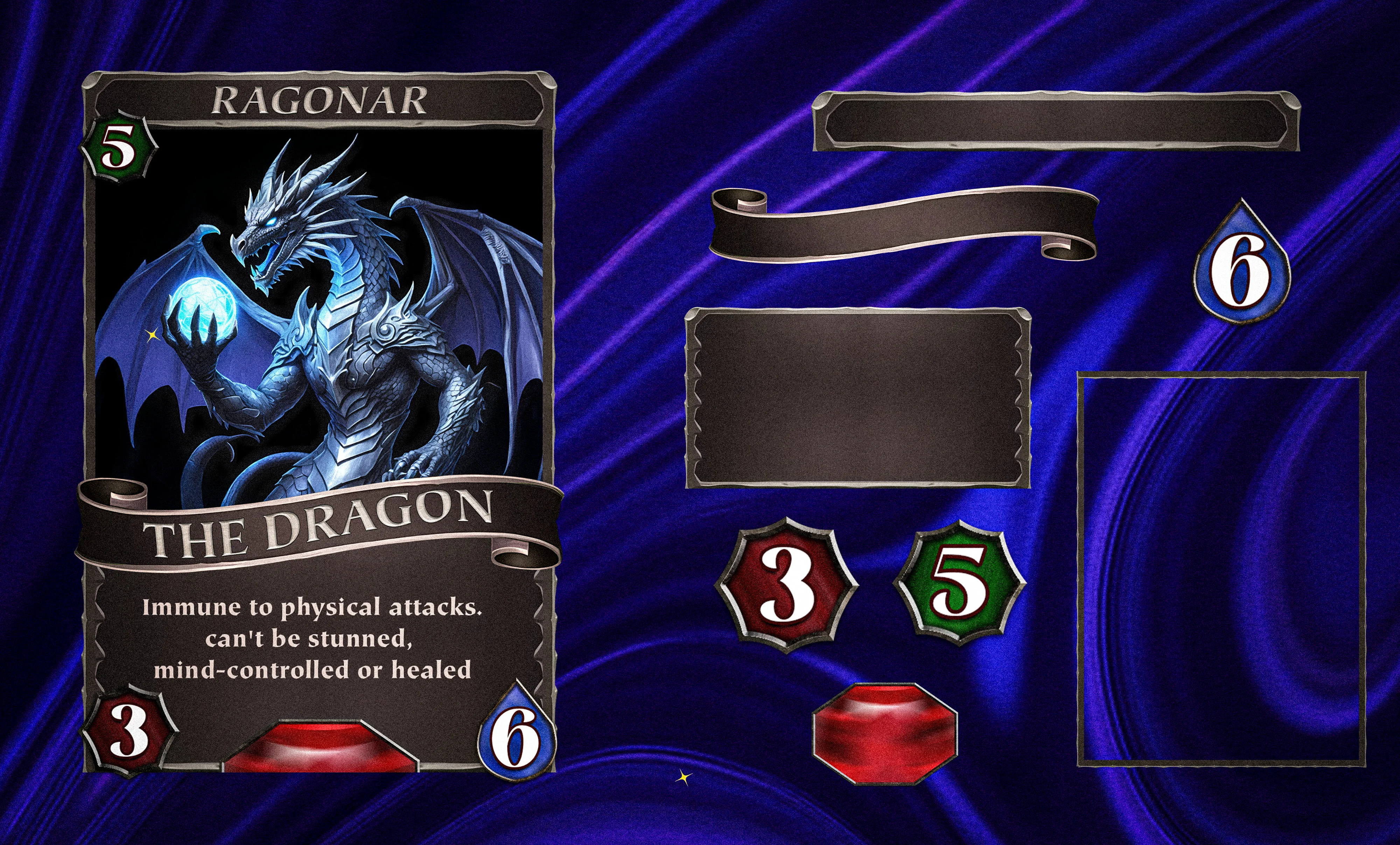 Example of Fantasy Tcg Card Design