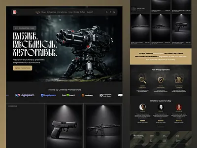 Industrial eCommerce Experience ai b2b design dark ui design ecommerce ecommerce design ecommerce web product design ui ui design uiux ux uxdesign web web design website