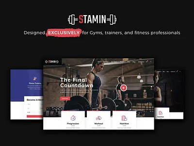 🔥 Stamin – Fitness & Gym WordPress Theme elementor fitnesstheme gymwebsite woocommerce wordpress