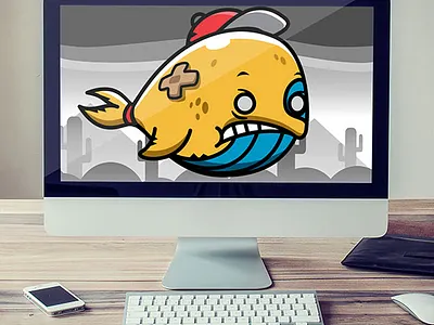 Baby Whale Game Asset Character baby cute game asset game character gamedev kawaii sprite sheet whale