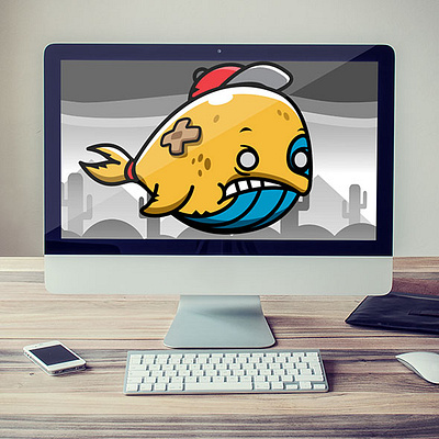 Baby Whale Game Asset Character baby cute game asset game character gamedev kawaii sprite sheet whale