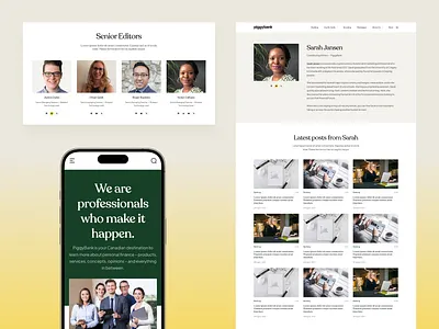Piggybank Website Redesign awe blog product redesign ui ux web
