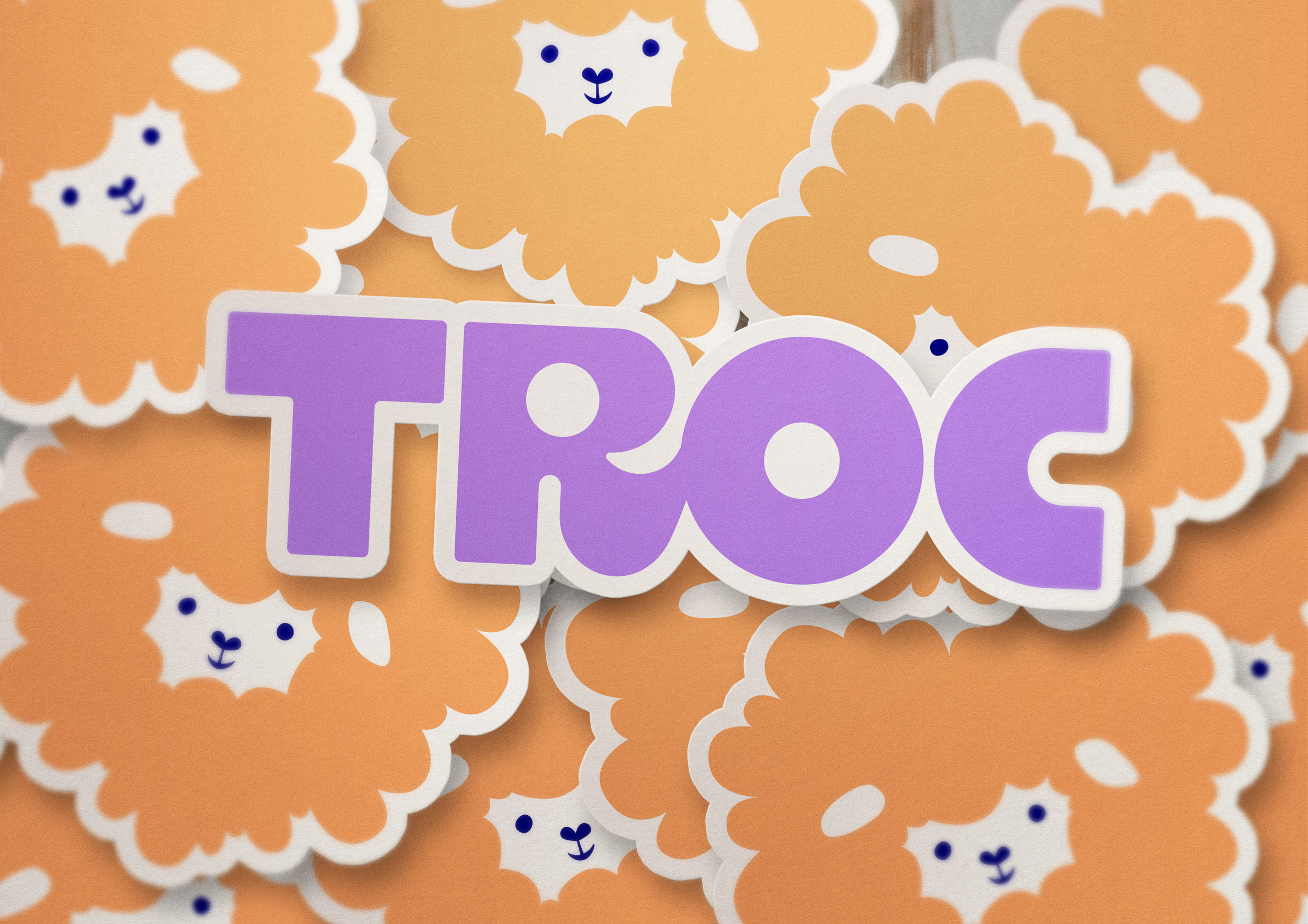 Troc - UI Design/ App Design branding logo ui