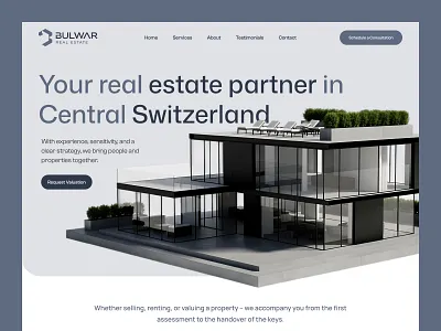 Real Estate Website Landing Page UI Design figma landing page real estate real estate landing page ui ui design ux design web design website website design