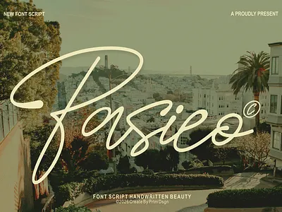 Pasieo Font Script Handwritten Beauty beautiful script branding classystyle design grafis fashion branding fashion typography font beauty font handwritten font script graphic design logo luxury font typeface font typography wedding font