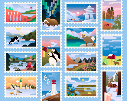 Oh, Canada 🇨🇦 stamps for CIRA