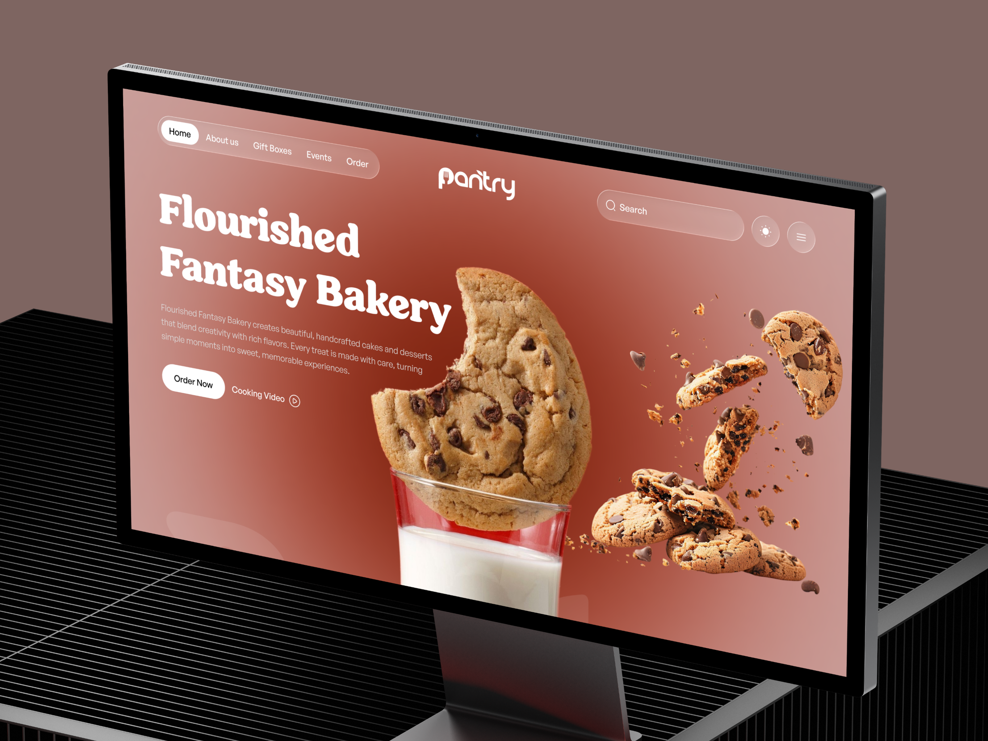 Premium food brand website b2bwebsite design food food brand food landig page food website landing page product snacks ui ui ux design web web design website website development