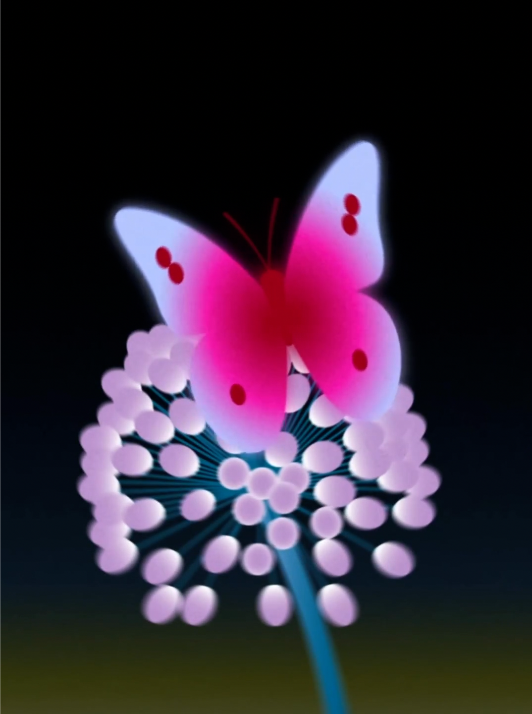 Something blooms animation bloom blossom butterfly colorful design flat flower flowers illustration motion graphics nature spring springtime wings