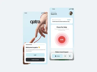 Blood Donation App Concept blood blood donation donation help product design ui ui app