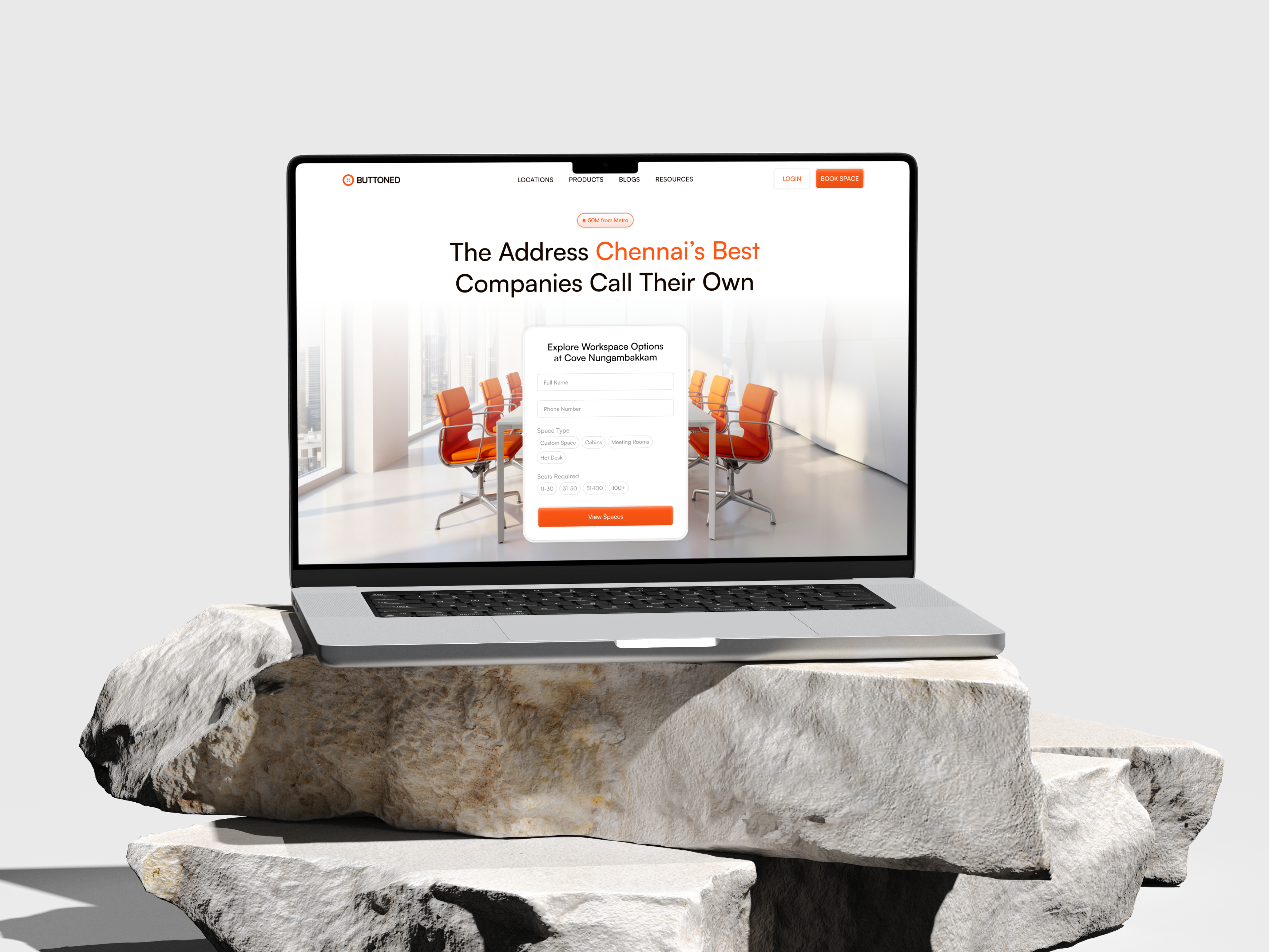 Coworking Space Landing Page UI Design coworking space coworking website durgesh ray enterprise ui glassmorphism ui minimal website design modern landing page office rental website saas landing page startup website ui ux design web design inspiration workspace booking ui