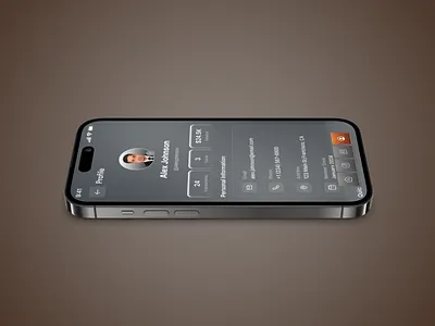 Banking App UI – Profile & Account Details account app design app ui banking app clean ui dashboard fintech fintech app minimal ui mobile app mobile design mobile ui modern ui neobank product design profile ui design uiux user interface ux design