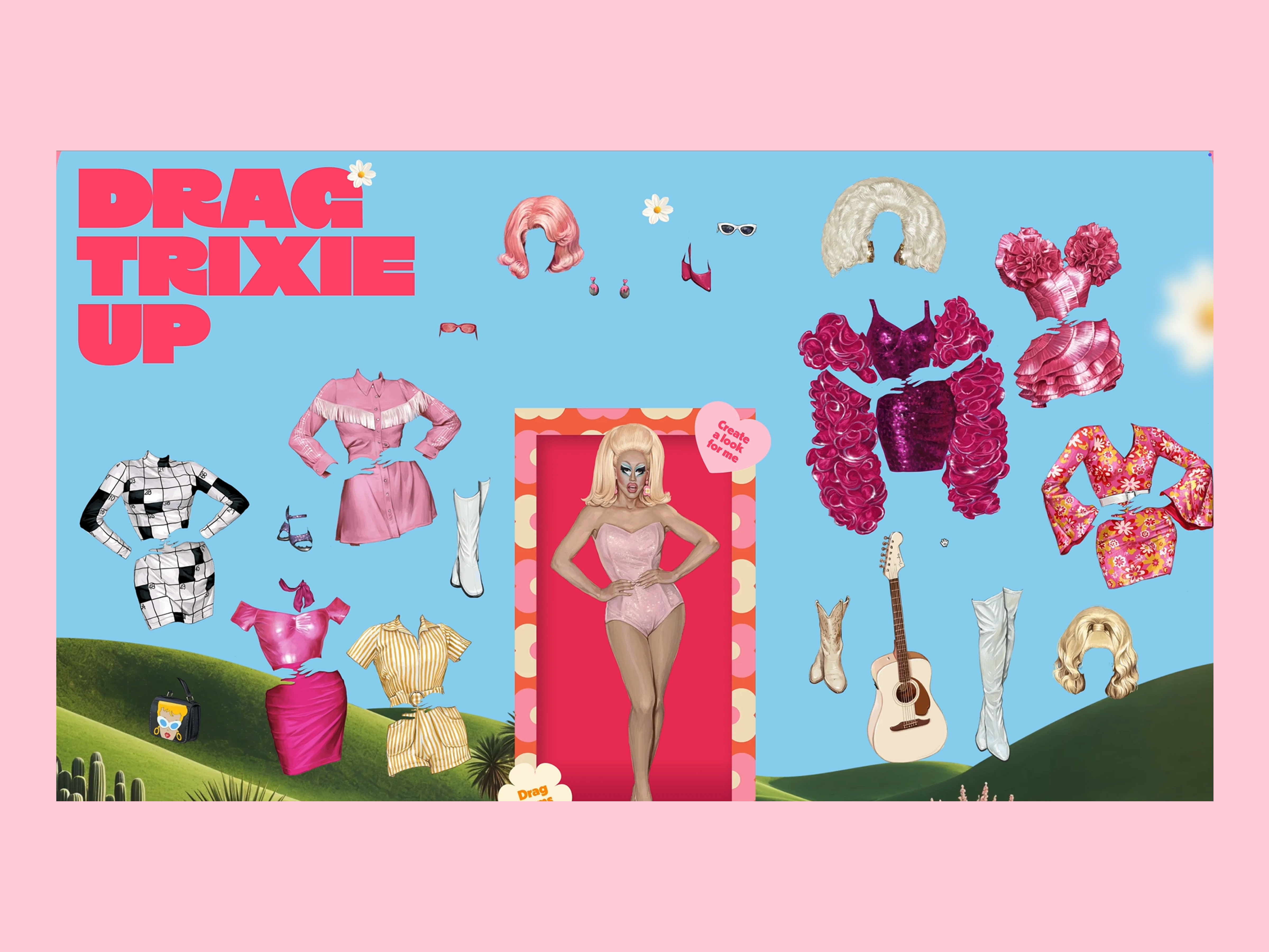 TRIXIE MATTEL Website animation branding design development graphic design illustration logo ui ux vector