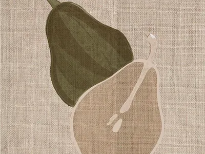 Illustration poster with pears. Textured image of a pear fruit. delicious diet food fresh fruit green health healthy isolated juicy nature nutrition object organic pear pears single sweet white yellow