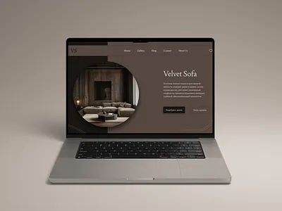 Furniture Store Landing Page Concept design furniture store landingpage studentproject ui