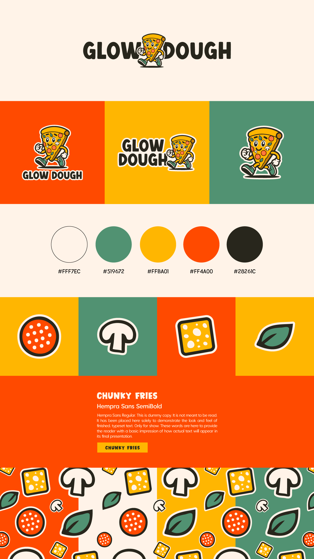 Fun pizzeria branding, pizza mascot logo design bold brand board brand design brand designer brand identity branding cafe delivery food fun graphic design graphic designer logo logo design logo designer logomark logotype pizza pizzeria restaurant