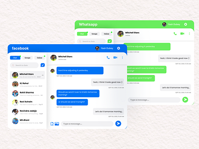 Daily UI #13 : Direct Messaging dailyui designers dribble ui uiux ux