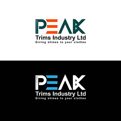 Peak Trim branding design graphic design logo logo design minimal logo