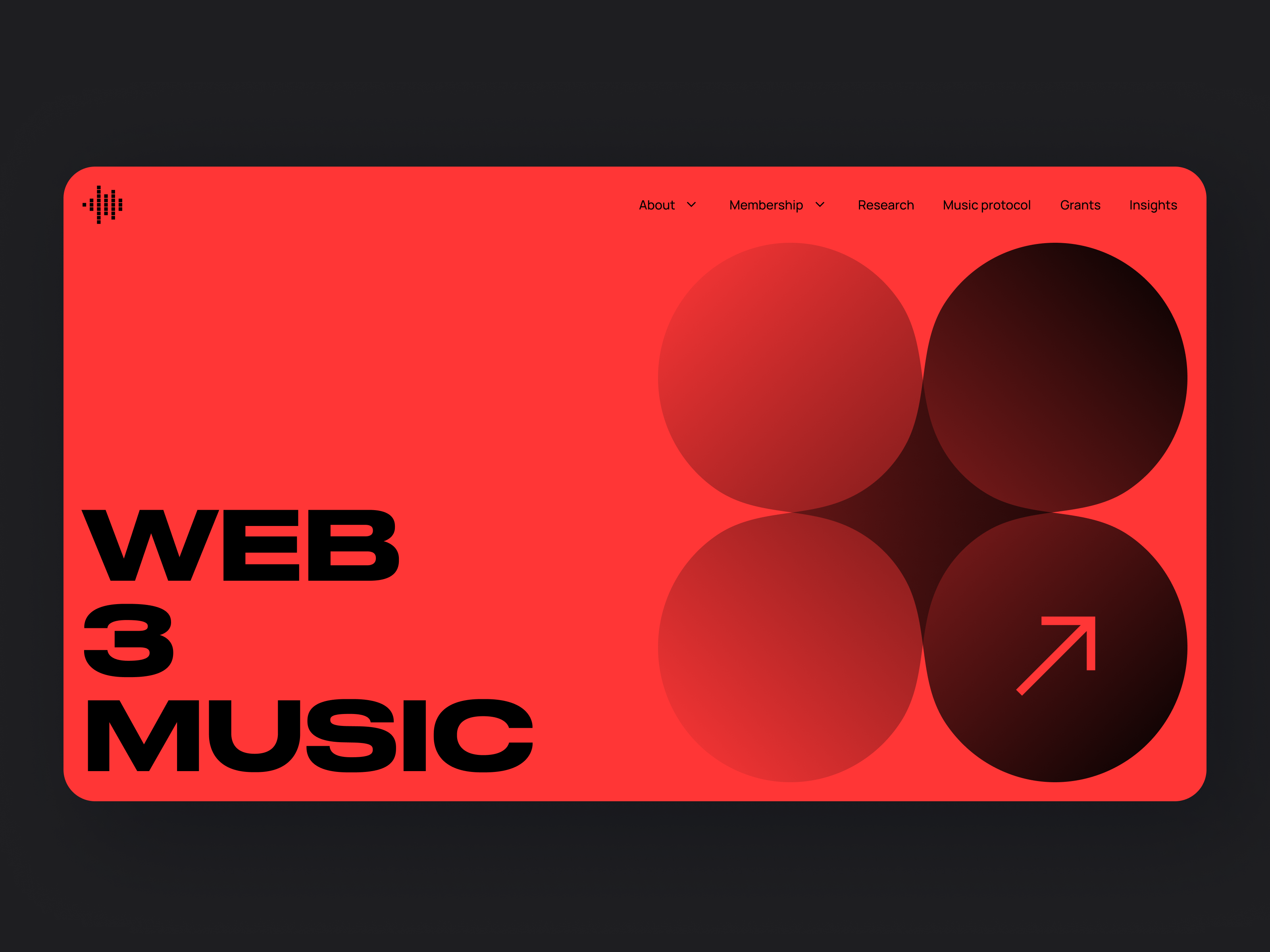 Futuristic WEB3 Music Platform