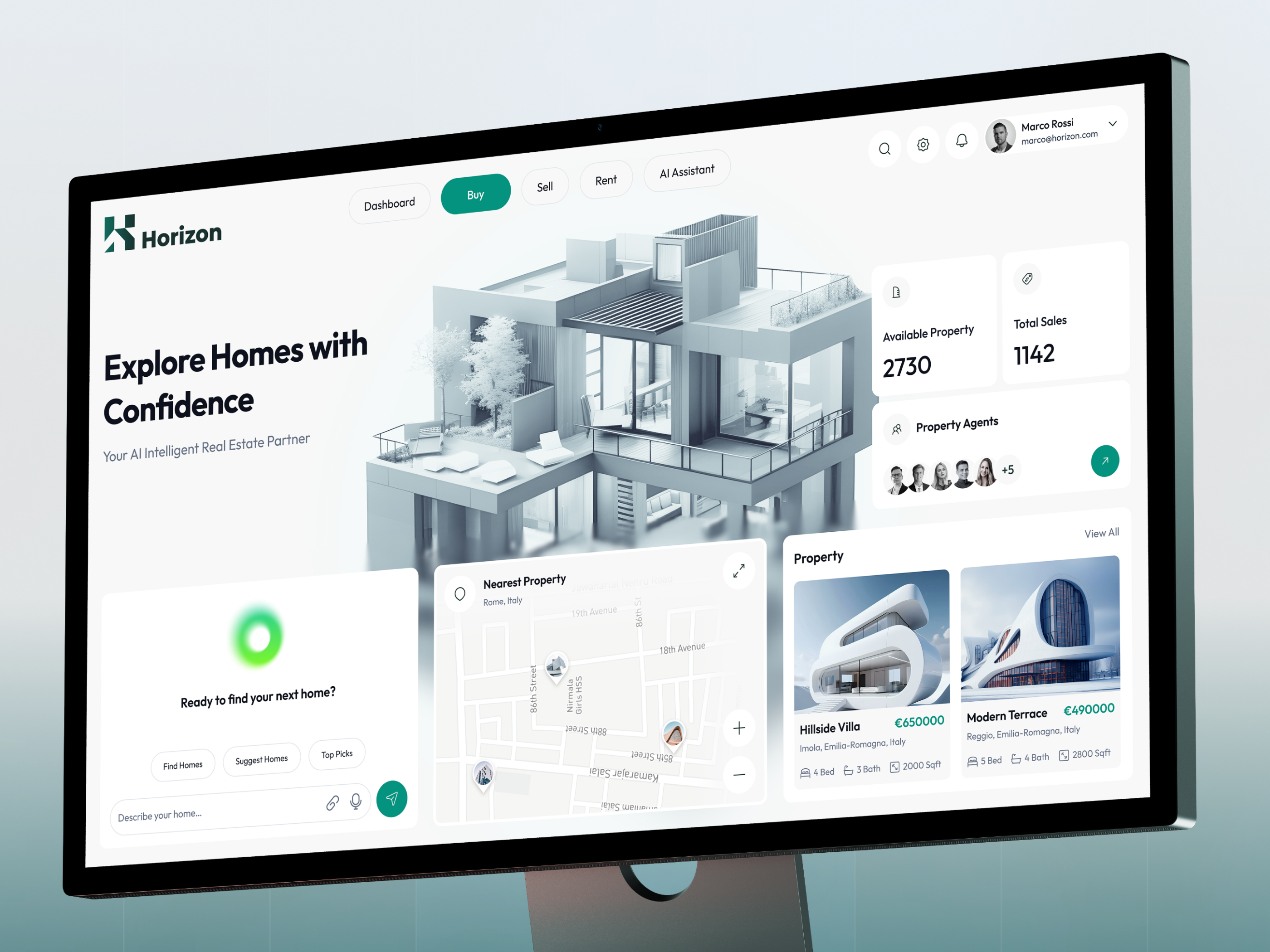 Example of UX/UI Product Design Monthly Retainer