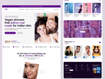 Plum Redesign: Fast Skincare Sales and Smiles beautybranding beautywebsite beforeandafter brandingdesign cleanbeauty cosmeticsdesign designtransformation ecommerce ecommercedesign ecommerceui homepagedesign luxueryweb minimalistdesign purplebranding shopifydesign shopifyexpert skincarebrand skincareui webdesign websiteredesign