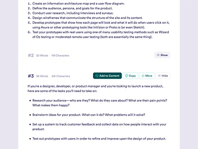 copy.ai Text Generation-in-Document ai artificial intelligence copyai document editor flat llm simple subtle ui ux