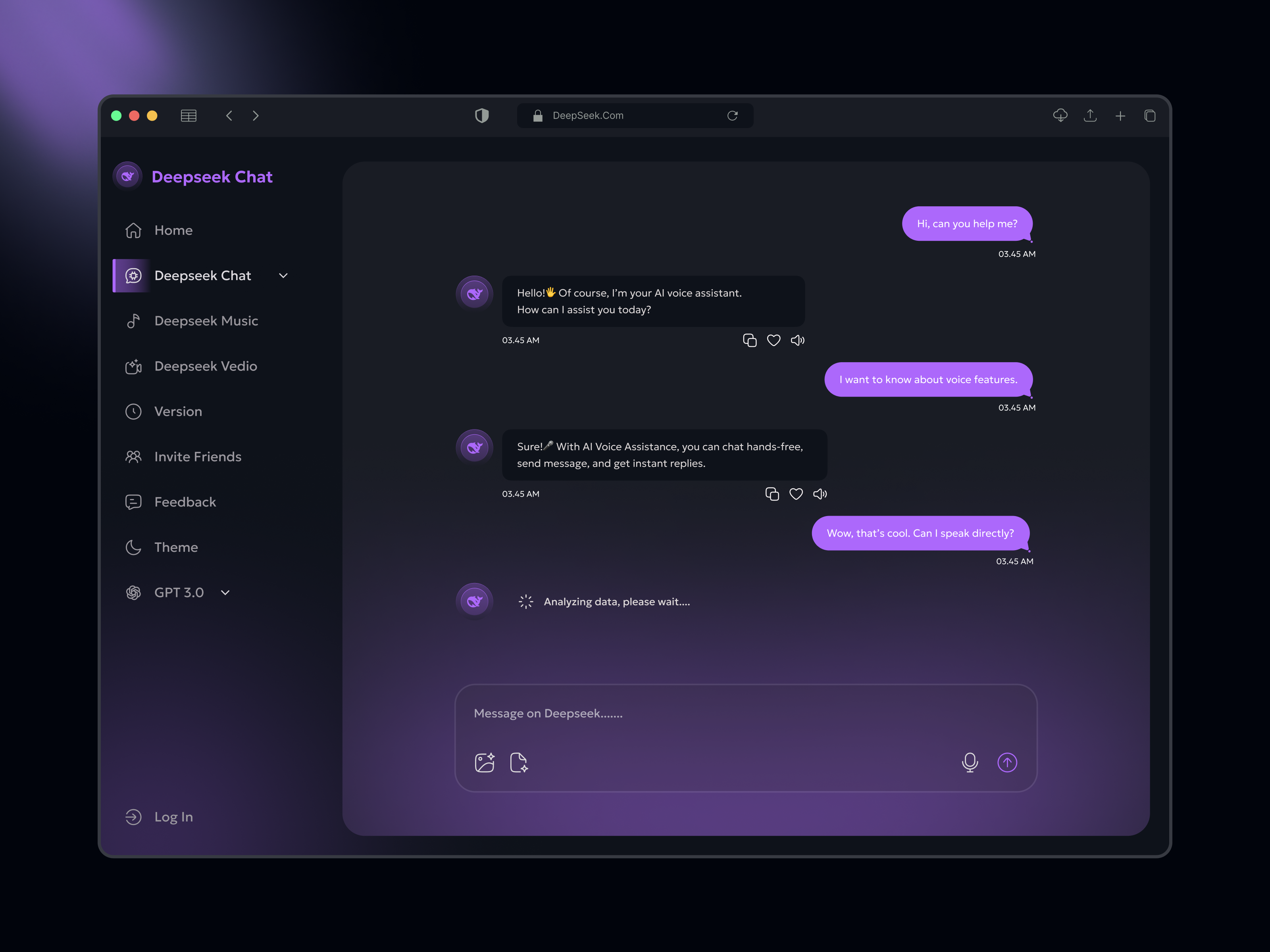 Conversational AI Chatbot — SaaS Design ai aiassistant aichatbot aidashboard animation artificialintelligence automation chatbot chatgpt chatinterface chatui conversationalai design interface product saas ui ux voiceui web