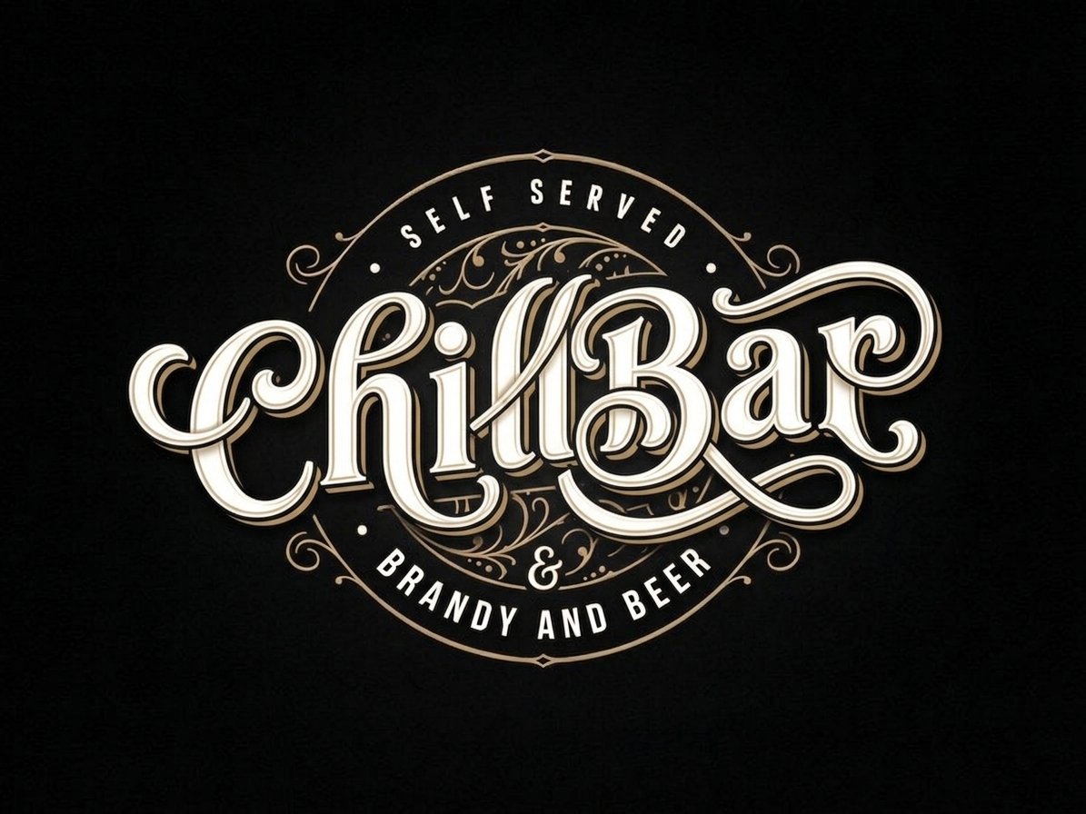 CHILLBAR- Brand Design bar branding businesscard chill concept drawing graphic design illustration letterhead logo logotype signage