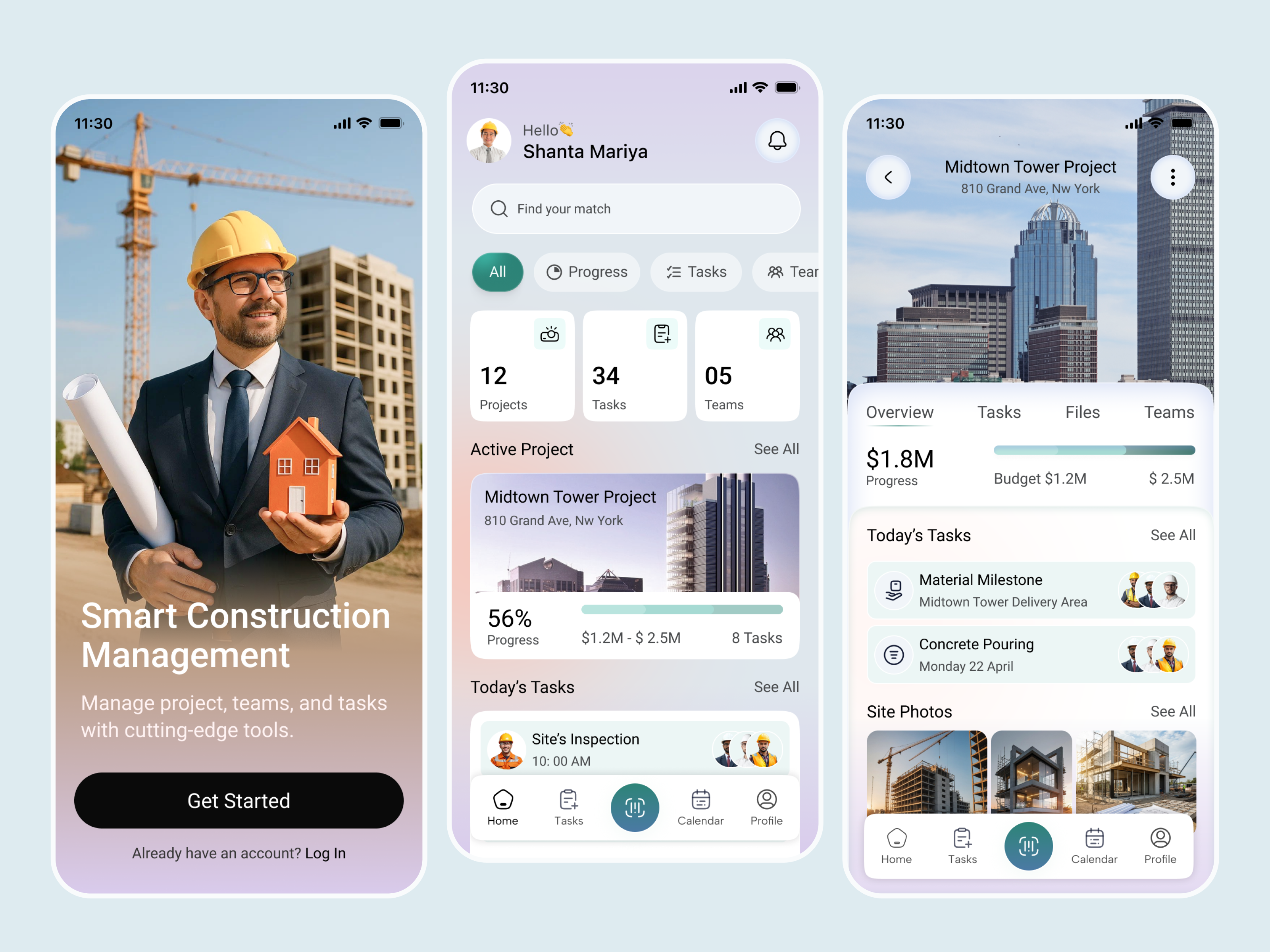 Example of Mobile App UI/UX Design