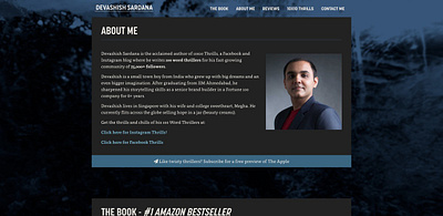 Devashish Sardana - Website Design