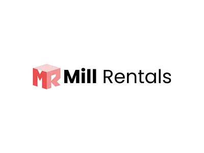 Minimal Industrial Logo Design for a Equipment Rental Company brand design brand identity construction logo cube logo equipment rental industrial logo logo logo design m letter logo minimal logo modern logo monogram mr monogram logo r letter logo real estate logo rentals logo startup logo