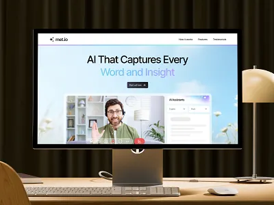 AI SaaS Landing Page Design ai ai platform ai saas ai website design artificial intelligence landing page modern ui pixelean product design saas saas design saas landing page sahin mia ui ux design web design