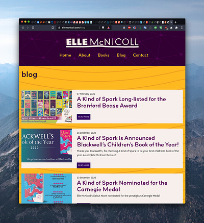 Elle McNicoll - Website Design