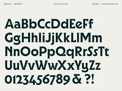 BelleMer — Type Family branding font fonts hvd typedesign typeface typography