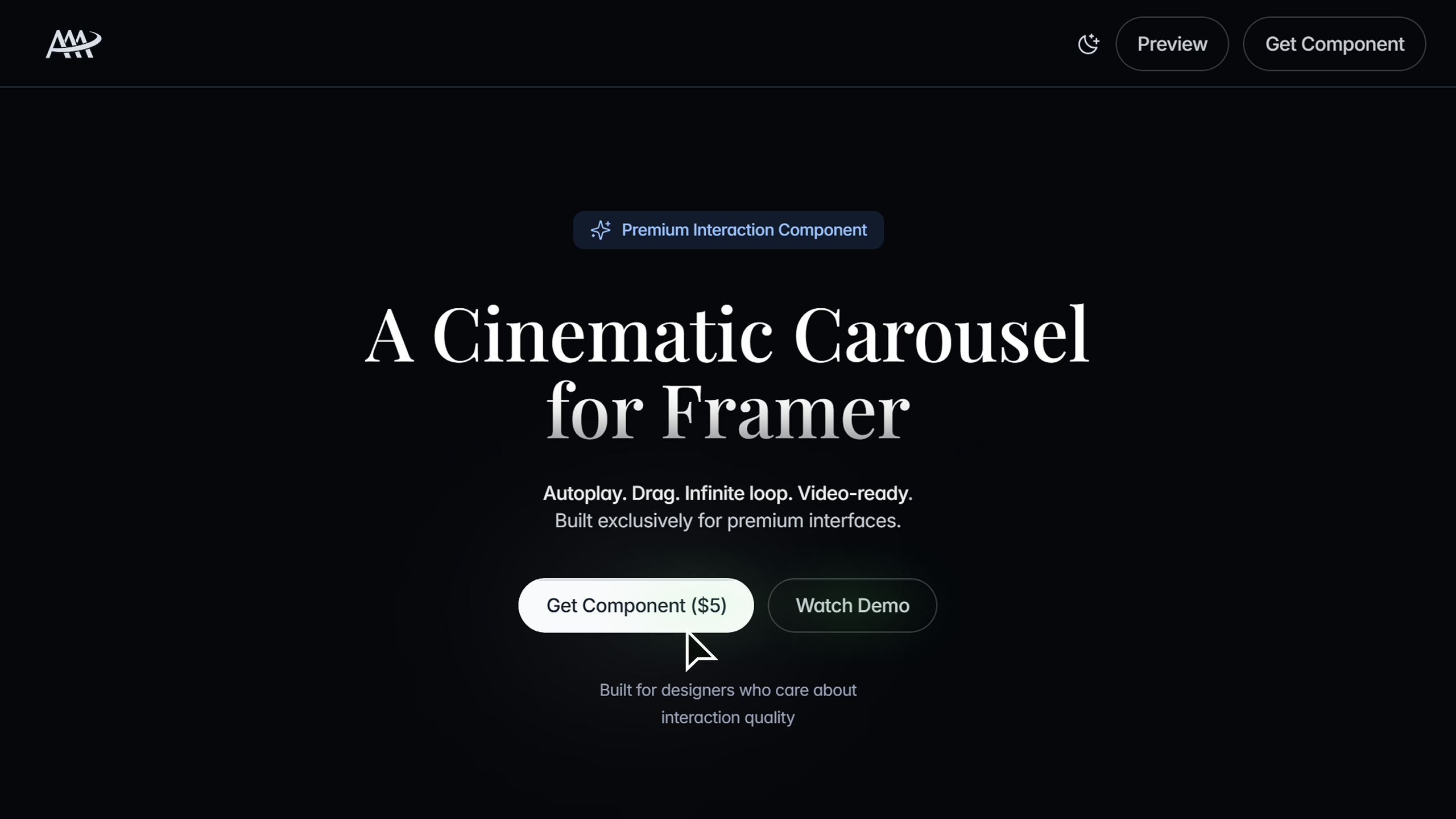 Cinematic Autoplay Carousel (Framer) abbas alabura autoplay carsouel carousel cinematic autoplay carousel framer framer component framer design uiux