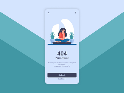 Day 005 - 404 Error Page 100dayuichallenge app dailyui design error page ui ui ux