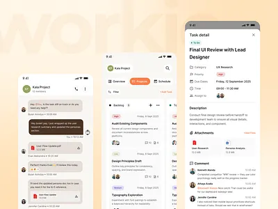 Workio - SAAS Project Management App app chat clean company design file management message mobile performance project saas schedule startup system task team ui ux work