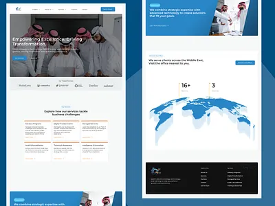 Quality leader website - Landing Page app design ui ux