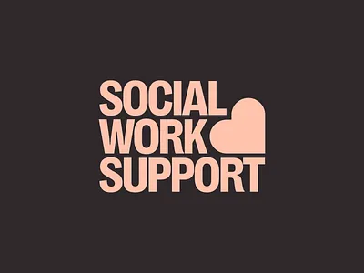 Social Work Support brandidentity branding logo
