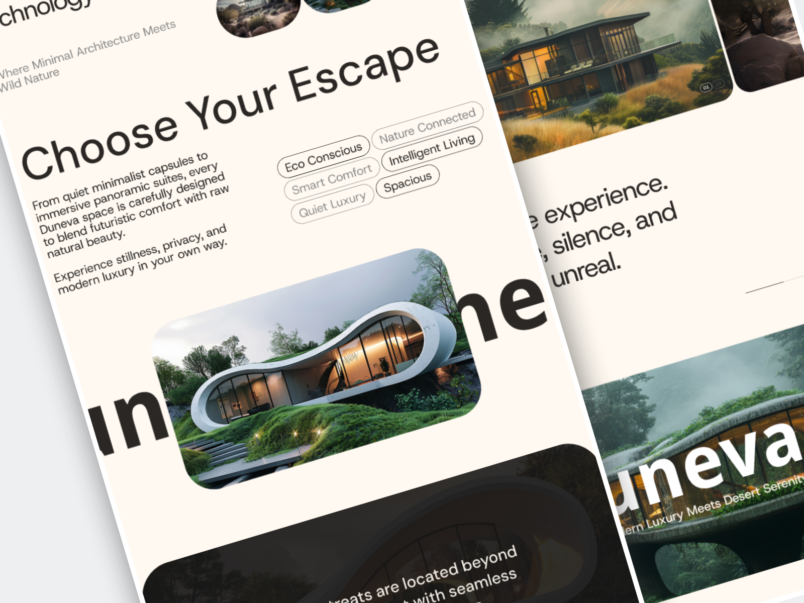 Example of Single Page Design   Landing Page Design