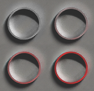 YMGFX-CIRCLES PLUS RED ONE four rings graphic design redness