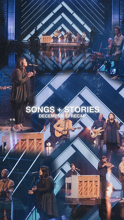 Songs + Stories | Brook Hills design graphic design social social design