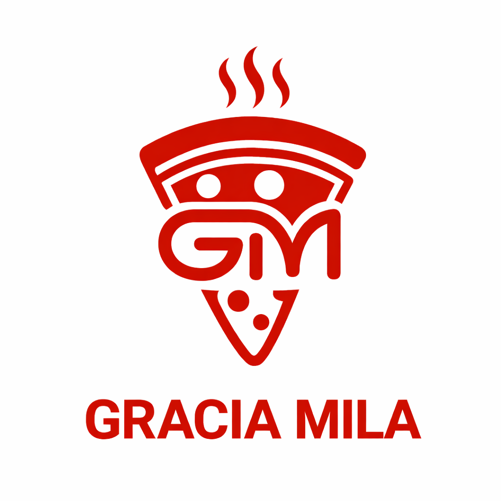 🍕Pizza Gracia Mila Logo&Brand Identity branding graphic design logo