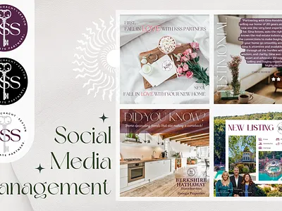 Social Media Management app branding design facebook graphic design illustration instagram logo realestate socialmedia socialmediamanager typography ui ux vector